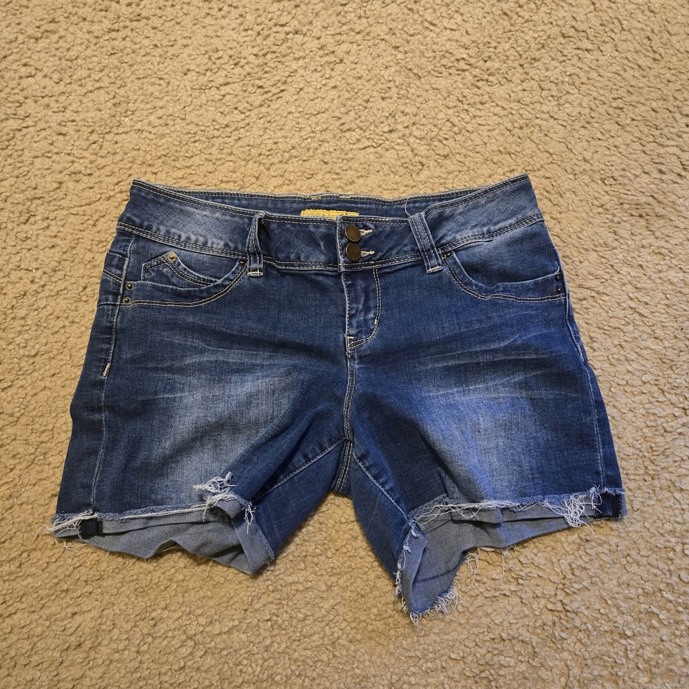 YMI Dark Blue Jean Shorts for Women